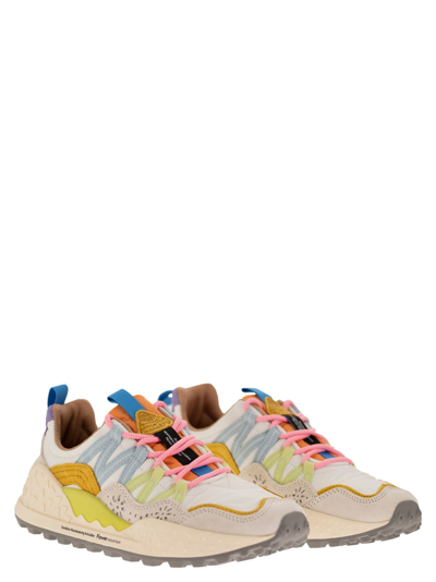 Flower Mountain Washi - Sneakers In Suede And Technical Fabric