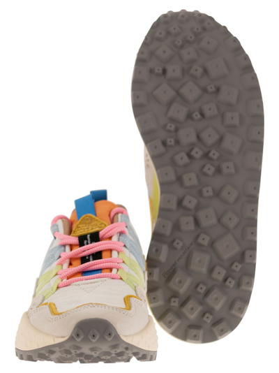 Flower Mountain Washi - Sneakers In Suede And Technical Fabric