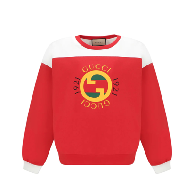 Shop Gucci Logo Printed Sweatshirt