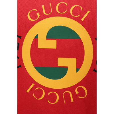 Shop Gucci Logo Printed Sweatshirt