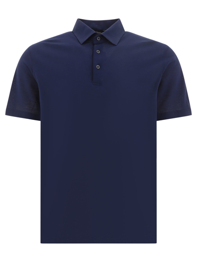 Shop Herno Crêpe Jersey Polo Shirt