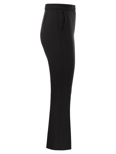 Shop Max Mara Nepeta Ankle Length Trousers In Wool Crepe