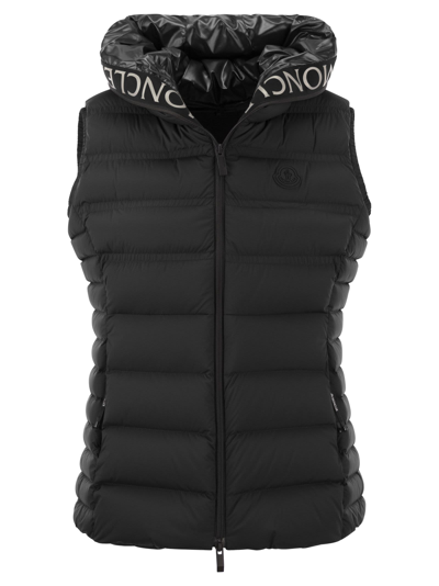 Shop Moncler Aliterse Hooded Padded Waistcoat