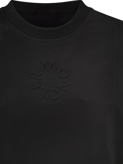 Shop Moncler Sweatshirt With Embossed Logo