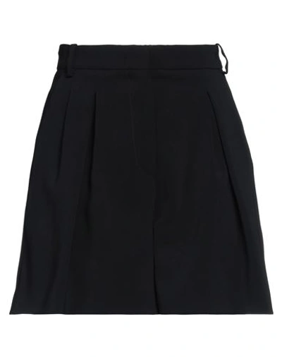 Shop Pinko Woman Shorts & Bermuda Shorts Black Size 6 Polyester, Elastane