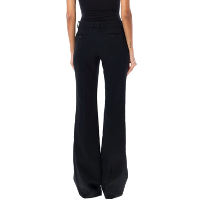 Shop Saint Laurent Flared Wool Trousers