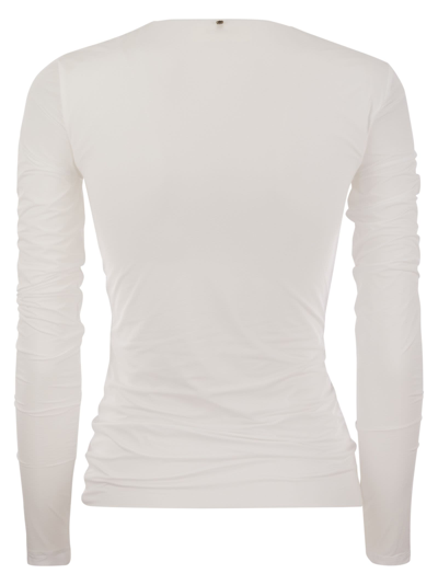 Shop Sportmax Albenga Socked Jersey T Shirt