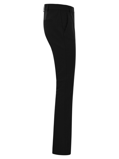 Sportmax Jersey Trousers With Back Pockets And Belt Loops