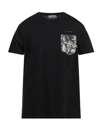 Shop Daniele Alessandrini Homme Man T-shirt Black Size L Cotton