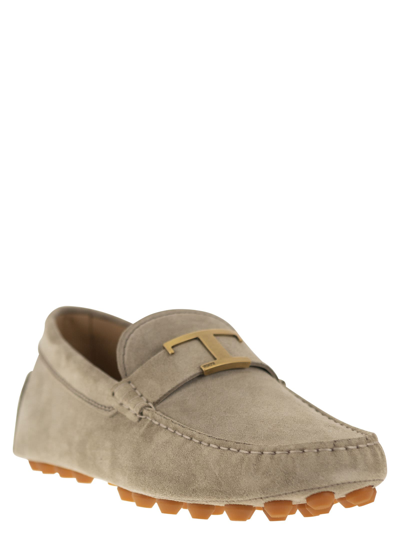 Shop Tod's Rubber Bubble T Timeless In Suede Leather