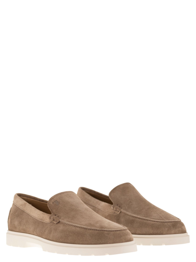 Tod's Men's Suede Slipper Moccasin