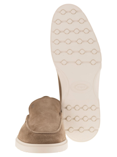 Tod's Men's Suede Slipper Moccasin