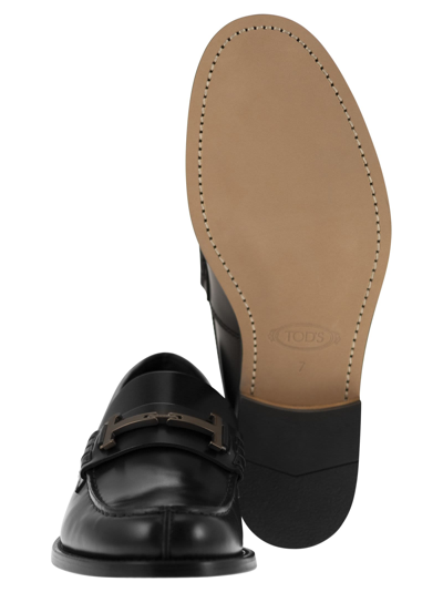 Shop Tod's Timeless Leather Loafer T