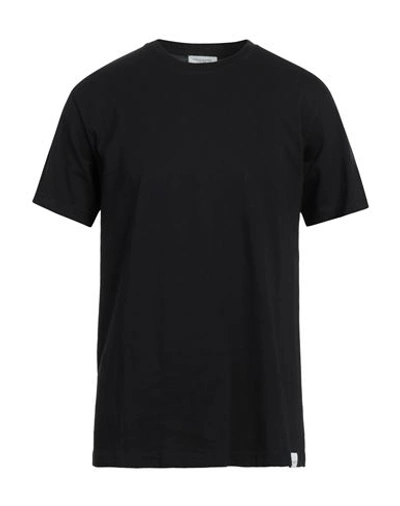 Paolo Pecora T-shirt In Maglia Di Lino E Cotone In Black