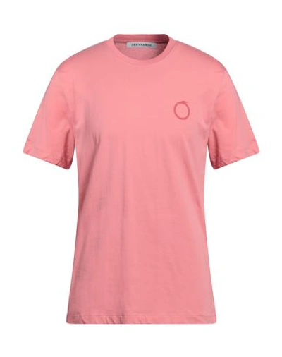 Shop Trussardi Man T-shirt Pink Size L Cotton