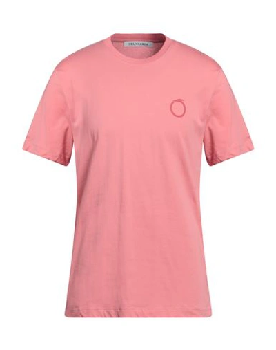 Trussardi Man T-shirt Pink Size Xxl Cotton In Pink