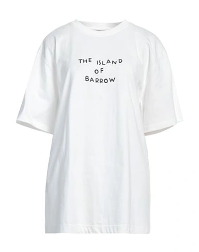Shop Barrow Man T-shirt White Size L Cotton