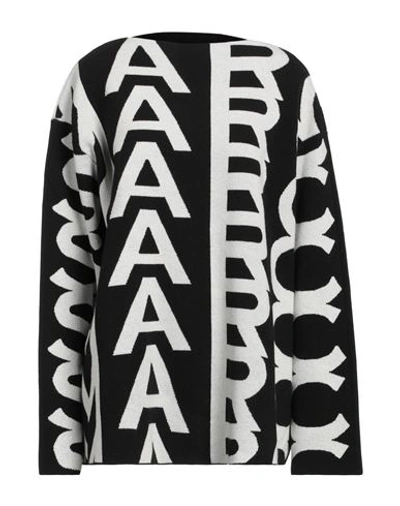 Marc Jacobs Woman Sweater Black Size Xl Wool In Black
