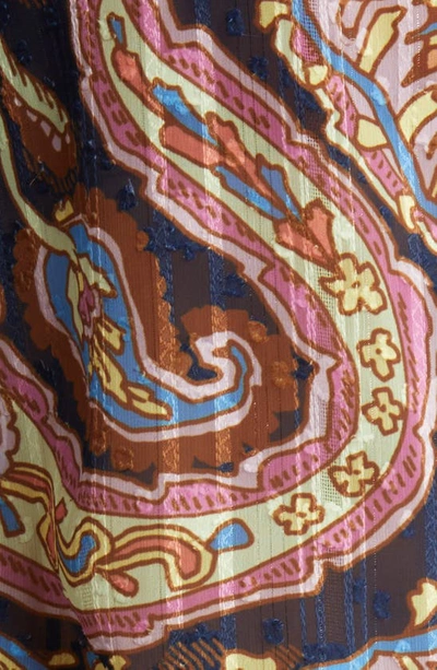 Sanctuary Print Metallic Blouse In Tapestry
