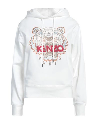 Shop Kenzo Woman Sweatshirt White Size Xl Cotton