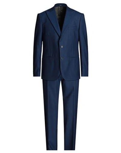 Shop Reporter Man Suit Blue Size 42 Virgin Wool