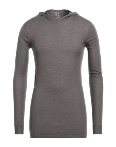 Shop Rick Owens Man Sweater Dove Grey Size Xl Cashmere