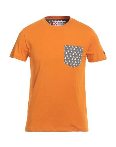 Shop Mc2 Saint Barth Man T-shirt Mandarin Size S Cotton
