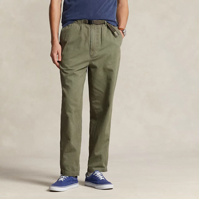 Shop Ralph Lauren Relaxed Fit Twill Hiking Pant In Manzanilla