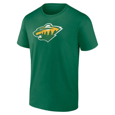 Shop Fanatics Branded Green Minnesota Wild Alternate Logo T-shirt