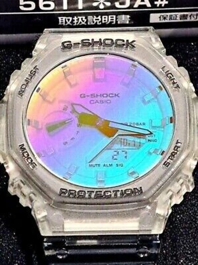 Pre-owned Casio Ga-2100srs-7a G-shock Dial Men's Watch