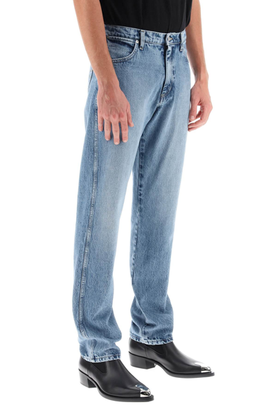 Shop Bally Straight Cut Jeans Men In Blue