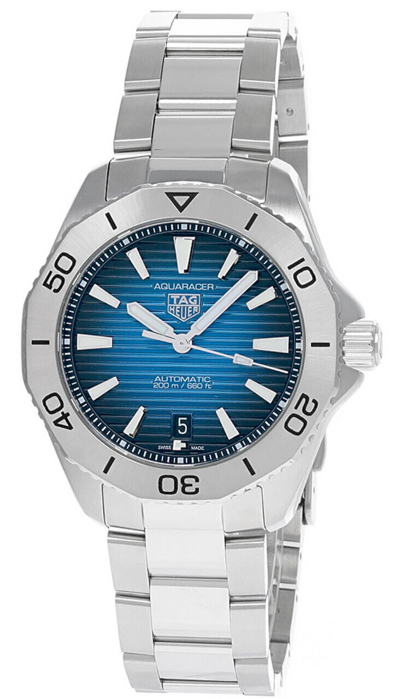 Pre-owned Tag Heuer Aquaracer Professional 200 Date Blue Dial Men's Watch Wbp2111.ba0627