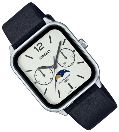Pre-owned Casio Mtp-m305l-7avdf Analog White Dial Men's Watch