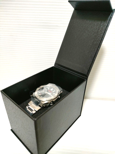 Pre-owned Casio G-shock G-steel Gst-b500d-1ajf Solar Bluetooth Carbon Core Guard Watch