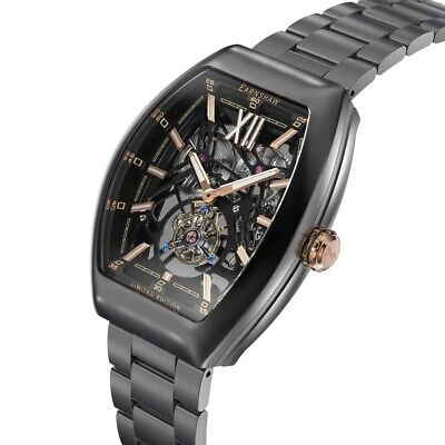 Pre-owned Thomas Earnshaw Es-8277-44 Supremacy Tourbillon 45mm 5atm