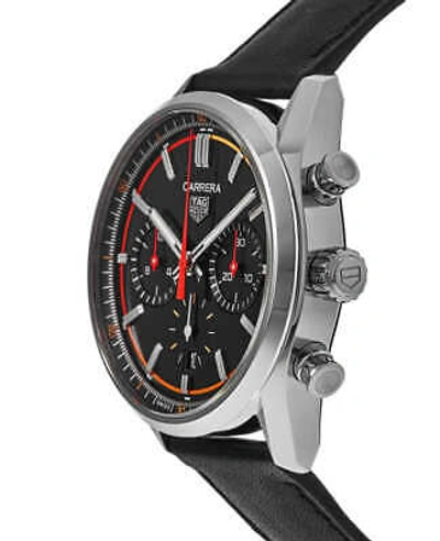 Pre-owned Tag Heuer Carrera Chronograph Automatic Black Men's Watch Cbn201c.fc6542