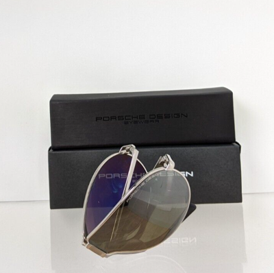 Pre-owned Porsche Design Brand Authentic  Sunglasses P 8480 B Gold P' 8480 66mm Frame In Silver