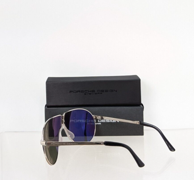 Pre-owned Porsche Design Brand Authentic  Sunglasses P 8480 B Gold P' 8480 66mm Frame In Silver