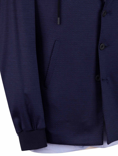 Pre-owned Kiton Knt Blazer 100% Wool Size 40 Us 50 Eu R8 Tng12 In Blue