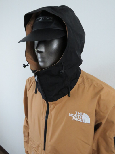 Pre-owned The North Face Mens  Raadik Gore-tex Waterproof Shell Anorak Ski Jacket - Butter In White