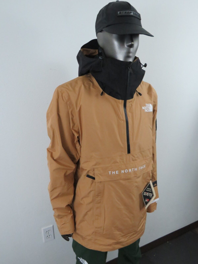 Pre-owned The North Face Mens  Raadik Gore-tex Waterproof Shell Anorak Ski Jacket - Butter In White