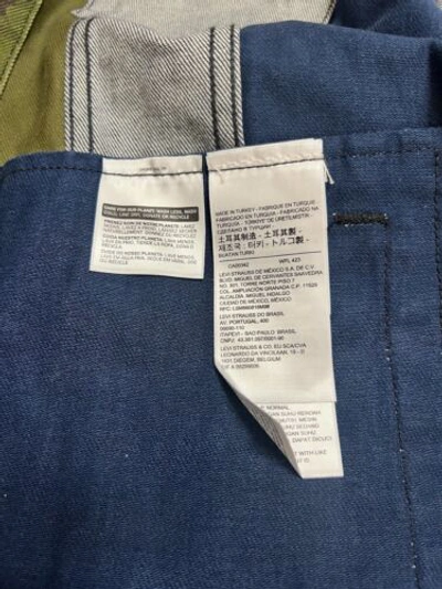 Pre-owned Levi's Bape X  Multi Color Trucker Jacket In Multicolor