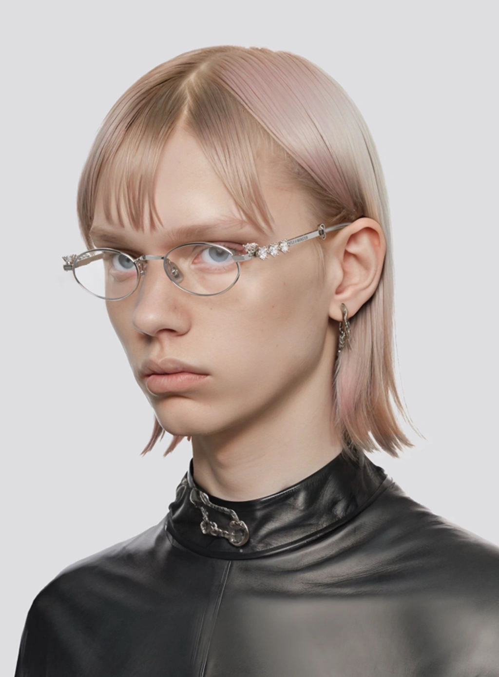 Pre-owned Gentle Monster X D'heygere Pierced 02 Silver