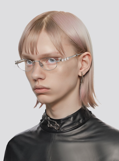 Pre-owned Gentle Monster X D'heygere Pierced 02 Silver