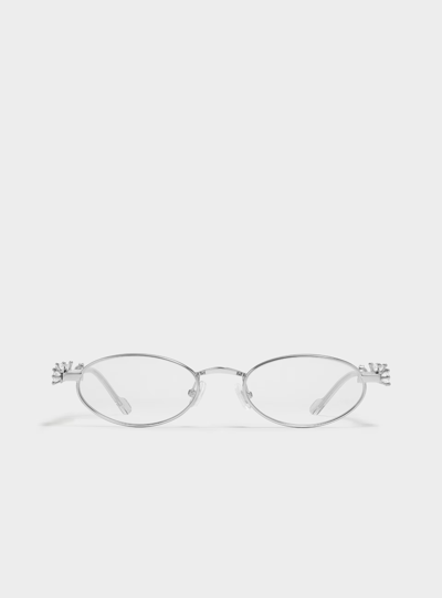 Pre-owned Gentle Monster X D'heygere Pierced 02 Silver, South