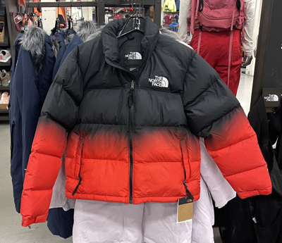 Pre-owned The North Face Womens  1996 Retro Nuptse Jacket 700-down/fiery Red