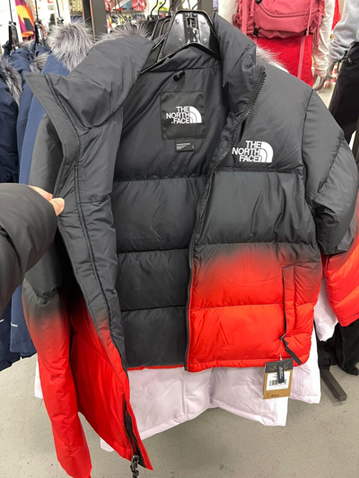 Pre-owned The North Face Womens  1996 Retro Nuptse Jacket 700-down/fiery Red