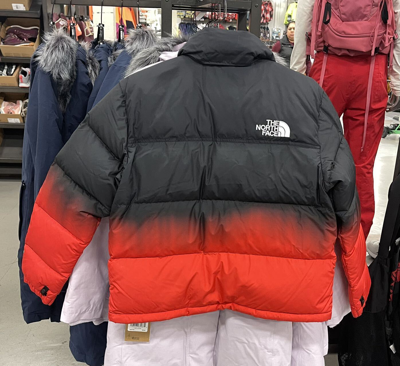 Pre-owned The North Face Womens  1996 Retro Nuptse Jacket 700-down/fiery Red