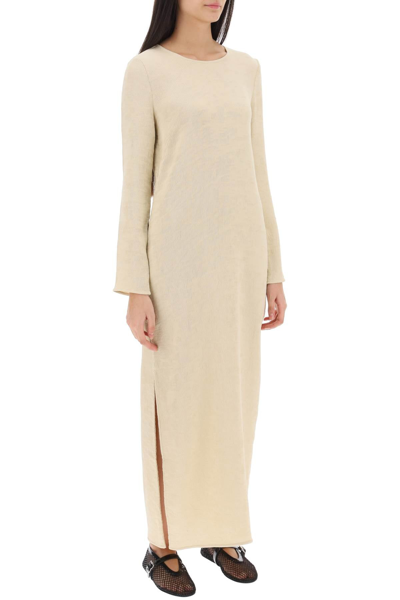 Shop By Malene Birger Kallas Long Dress Women In Cream