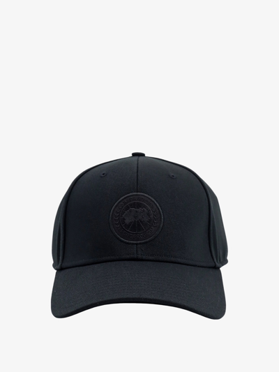 Shop Canada Goose Man Hat Man Black Hats